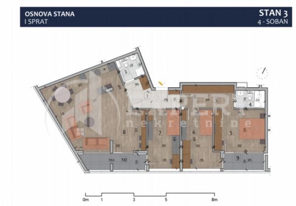 Slika 3 - Prvomajska, Četvorosoban stan na prodaju, 104m2, 267.480€