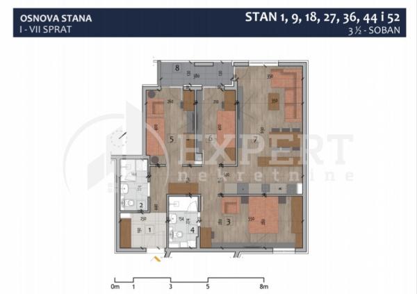 Slika 3 - Prvomajska, Troiposoban stan na prodaju, 82m2, 213.110€
