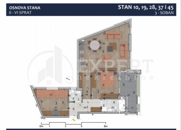 Slika 3 - Prvomajska, Trosoban stan na prodaju, 78m2, 201.340€