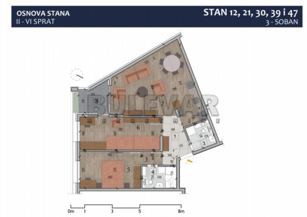 Slika 3 - Prvomajska, Trosoban stan na prodaju, 70m2, 180.250€