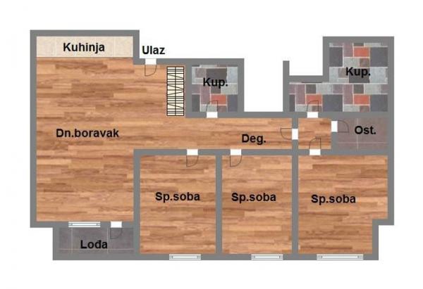 Slika 11 - Četvorosoban stan na prodaju, 85m2, 214.500€