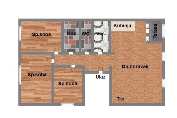 Glavna slika -Četvorosoban stan na prodaju, 98m2, 252.300€