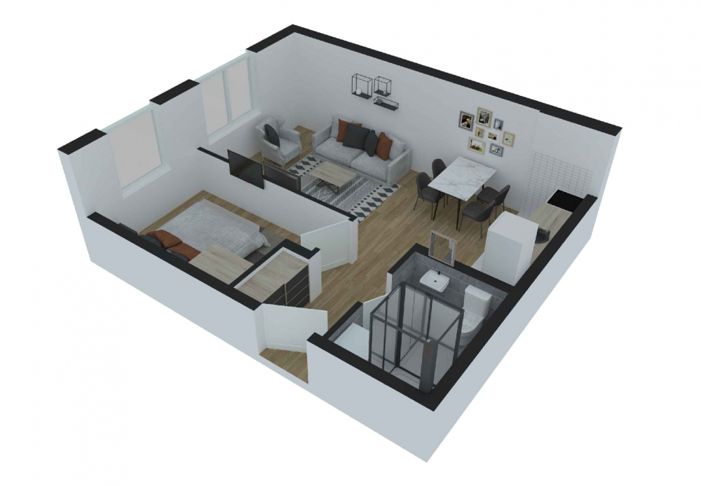 Glavna slika -Jednoiposoban stan na prodaju, 36.44m2