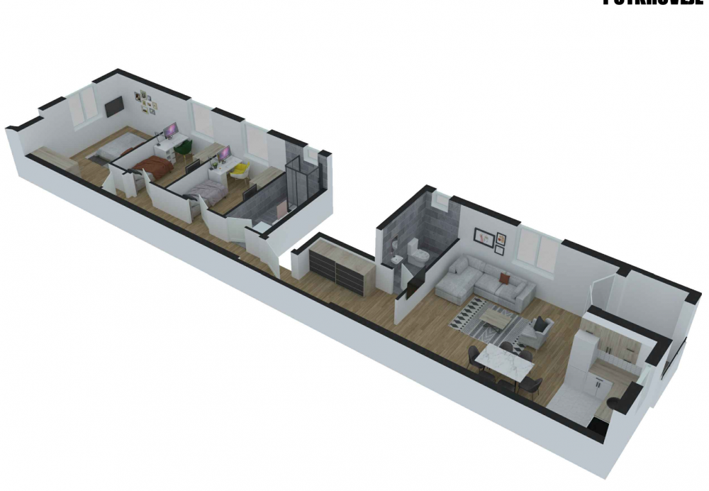 Glavna slika -Troiposoban stan na prodaju, 86.71m2