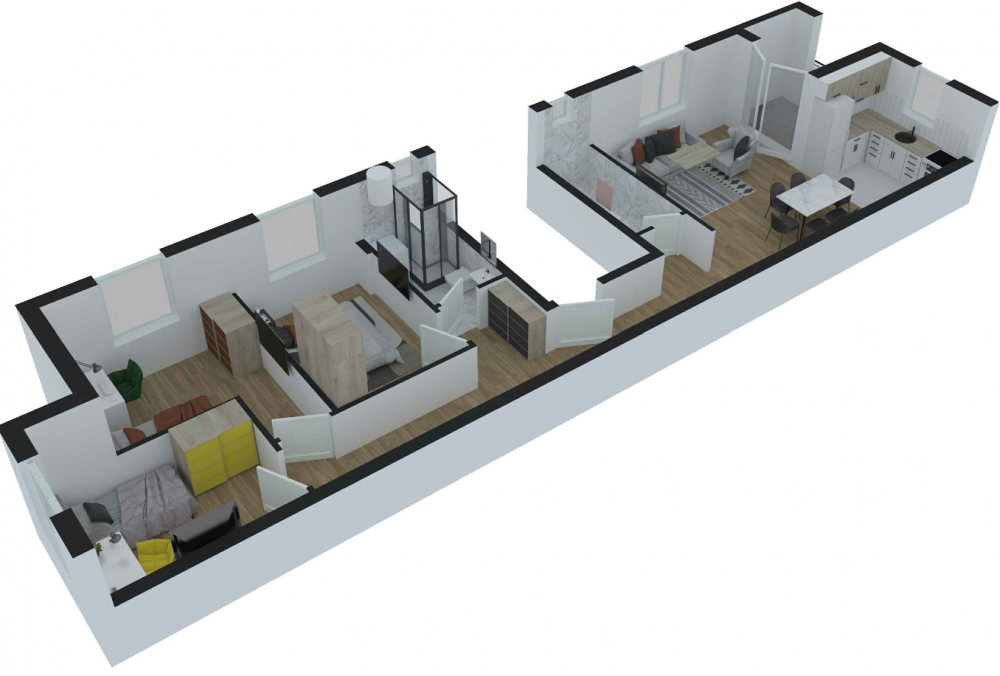 Glavna slika -Klisa, Troiposoban stan na prodaju, 73.61m2