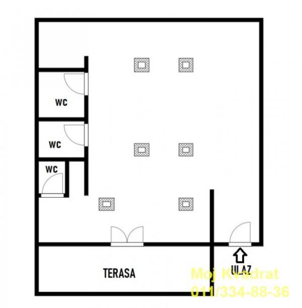 Slika 1 -  Lokal za izdavanje, 290m2, 2.900€