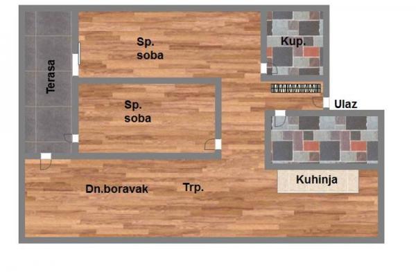 Glavna slika -Trosoban stan na prodaju, 66m2, 159.120€