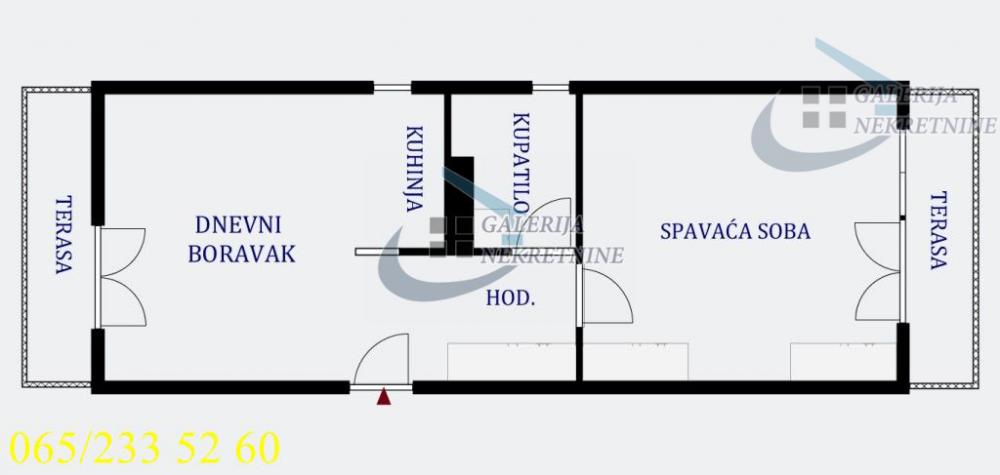 Slika 7 - Petra Škundrića, Dvosoban stan na prodaju, 55m2, 175.000€
