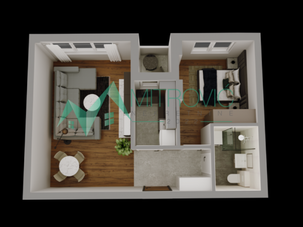 Slika 1 - Dvosoban stan na prodaju, 41m2, 104.040€