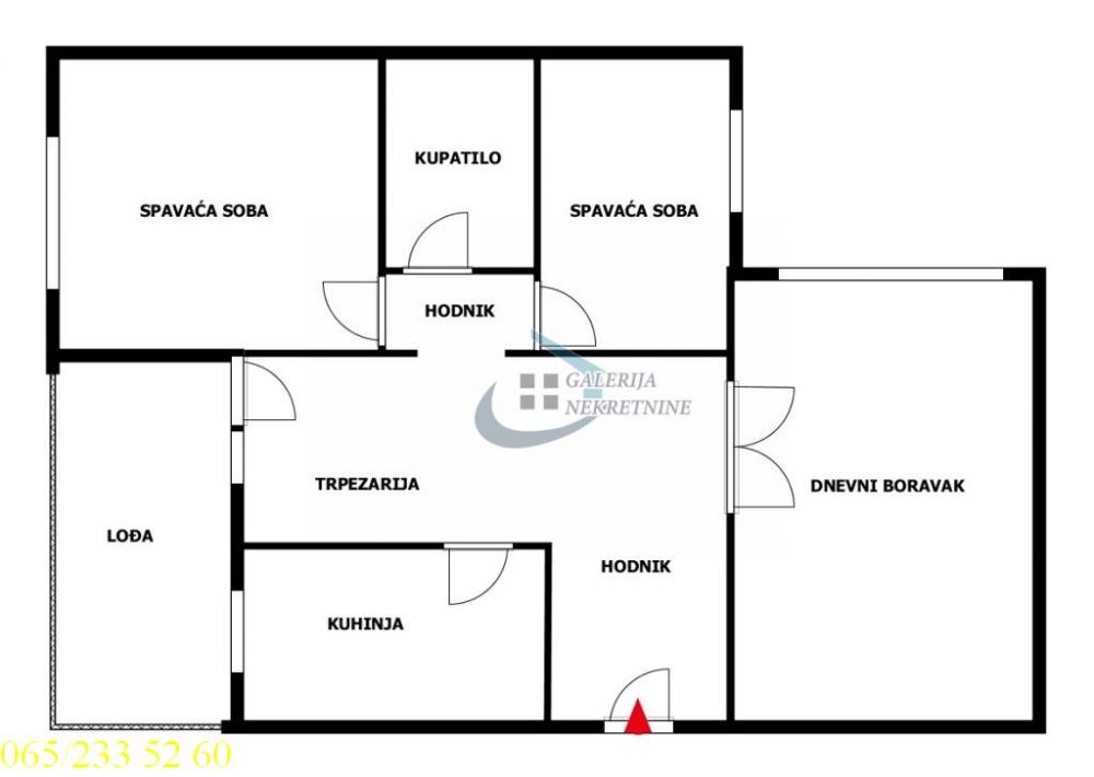 Slika 1 - Vojvode Stepe, Trosoban stan na prodaju, 75m2, 215.000€