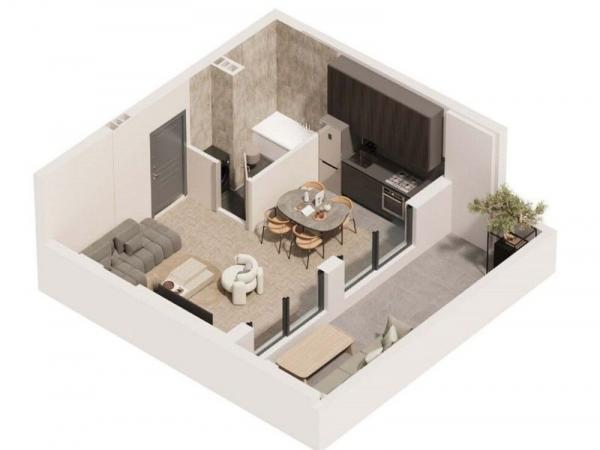 Glavna slika -Jednosoban stan na prodaju, 43m2, 107.280€