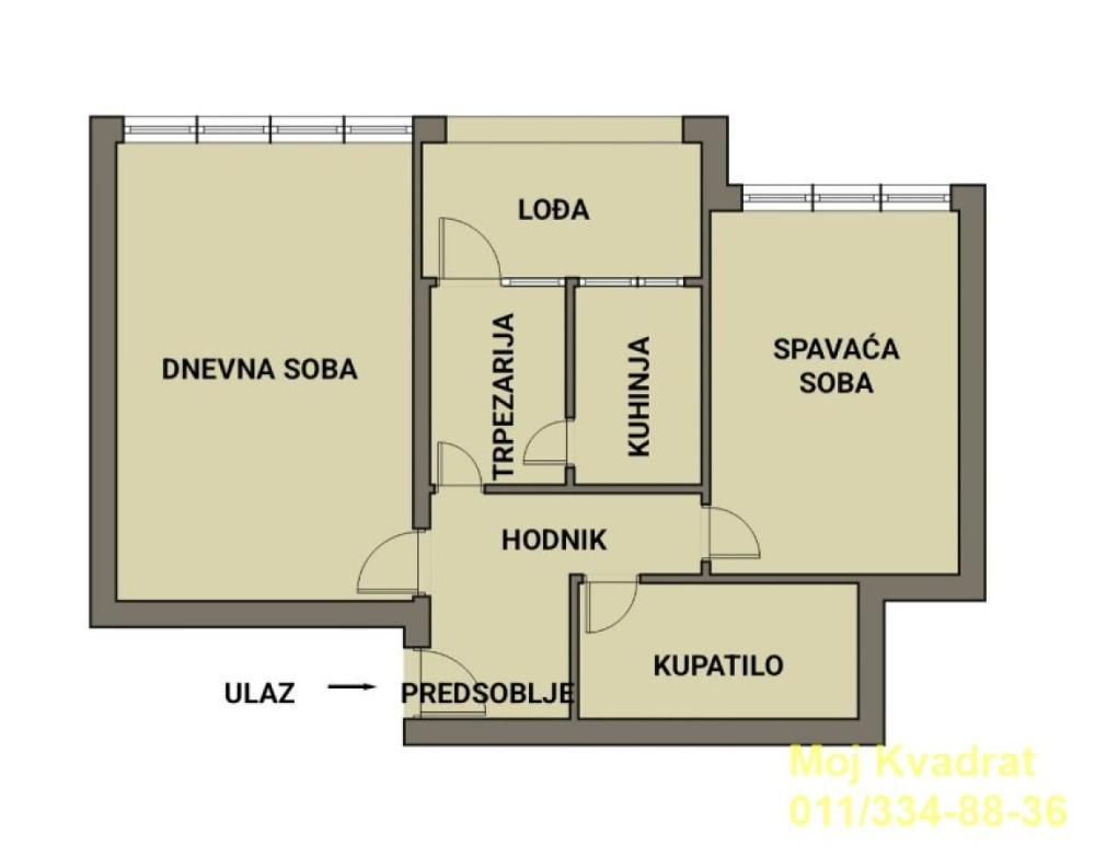 Slika 10 - Dvosoban stan na prodaju, 59m2, 169.000€
