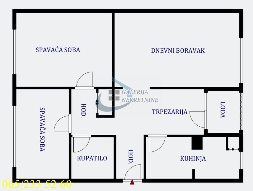 Slika 6 - Pere Velimirovića, Trosoban stan na prodaju, 70m2, 175.000€