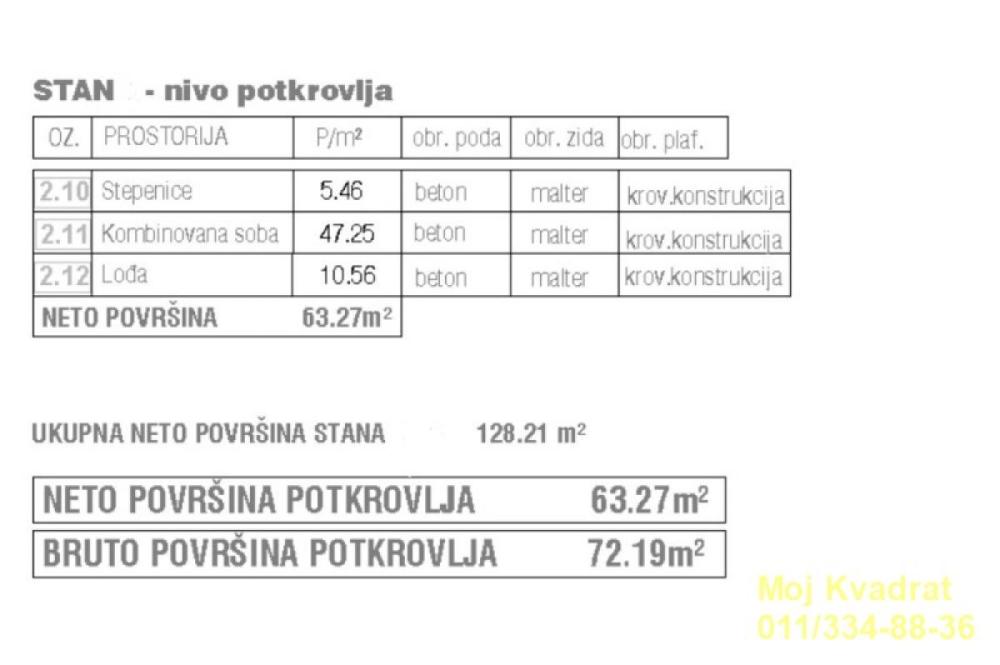 Slika 5 - Troiposoban stan na prodaju, 128m2, 139.000€