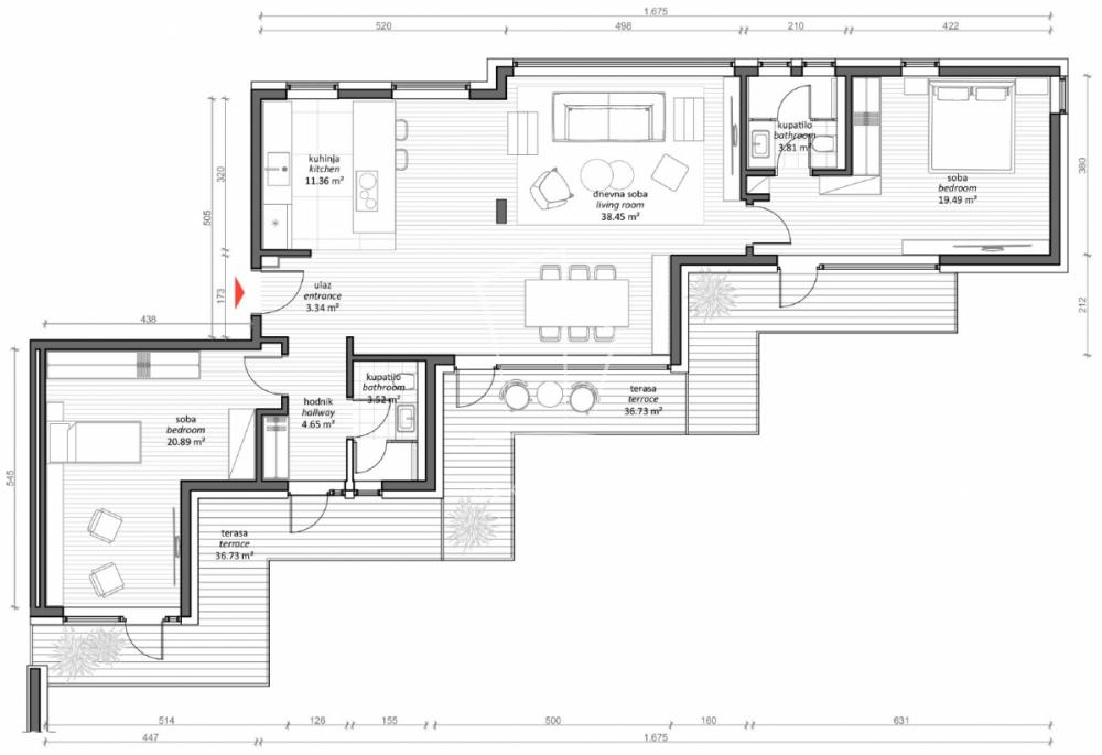 Slika 5 - Hadži Melentijeva, Trosoban stan na prodaju, 143m2, 719.000€