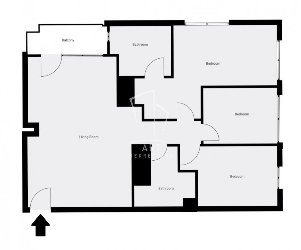 Slika 1 - Vojvode Stepe, Četvorosoban stan na prodaju, 95m2, 335.000€