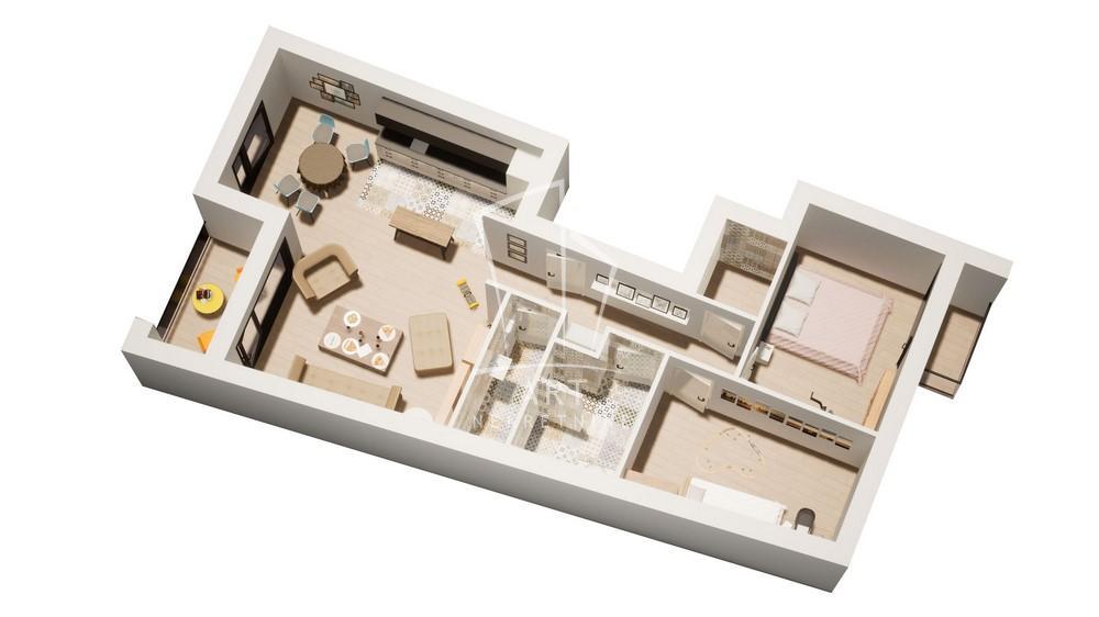 Glavna slika -Metohijska, Trosoban stan na prodaju, 77m2, 283.524€