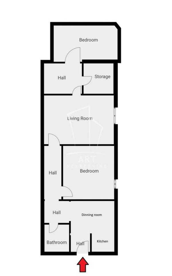 Slika 1 - Savski trg, Dvoiposoban stan na prodaju, 80m2, 220.000€