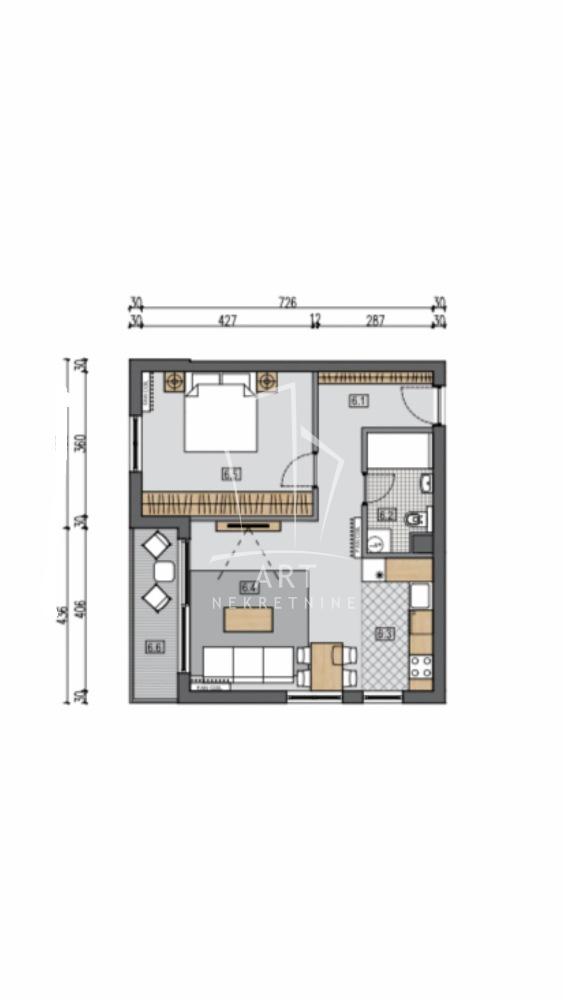 Slika 4 - Pregrevica, Dvosoban stan na prodaju, 55m2, 250.000€