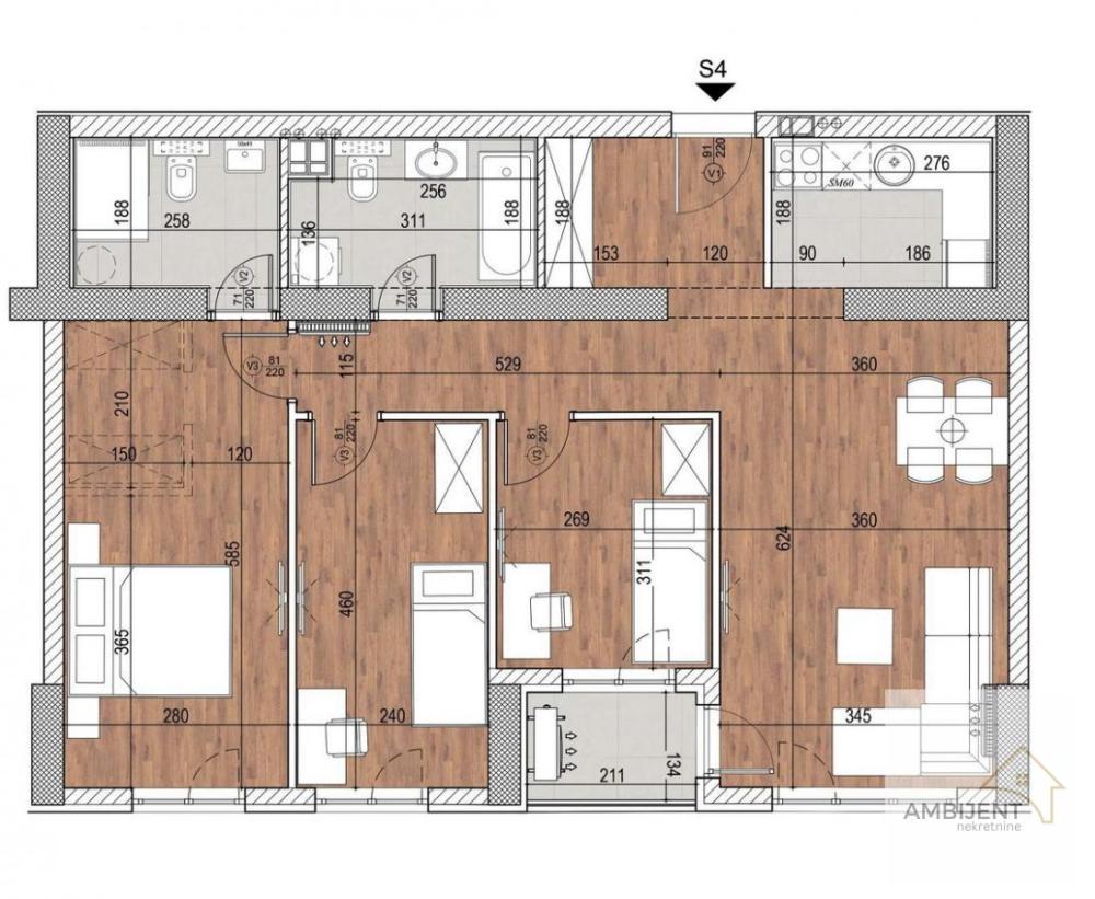Slika 6 - Trosoban stan na prodaju, 83m2, 279.686€