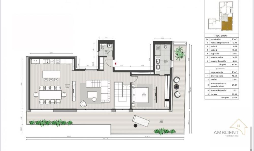 Slika 3 - Petosoban stan na prodaju, 223m2, 1.181.900€
