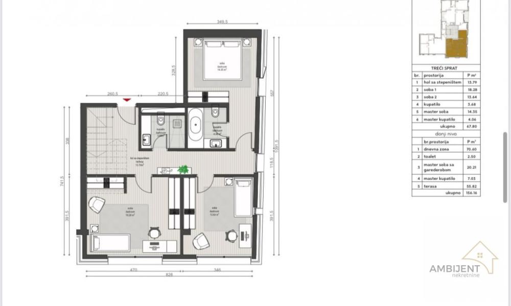 Slika 4 - Petosoban stan na prodaju, 223m2, 1.181.900€