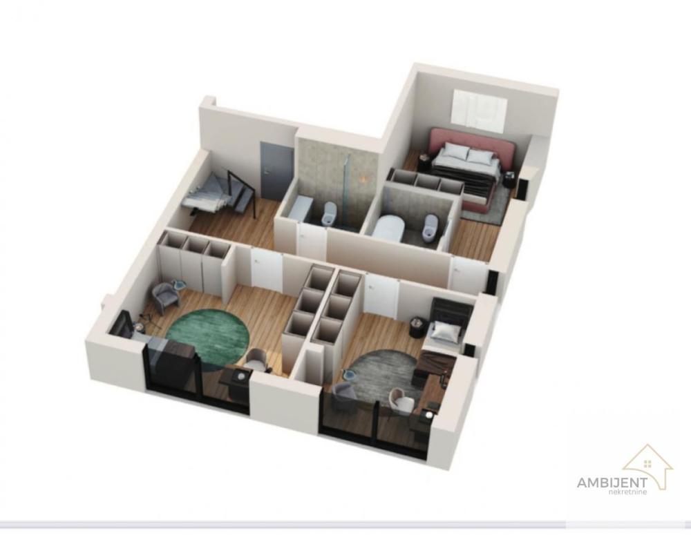 Slika 1 - Petosoban stan na prodaju, 223m2, 1.181.900€