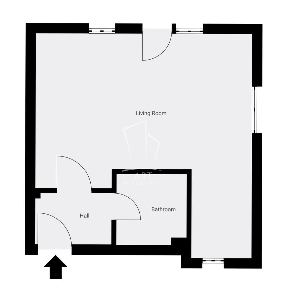 Slika 1 - Braće Miladinov, Jednosoban stan na prodaju, 28m2, 134.000€