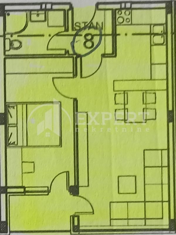 Slika 5 - Zetska, Jednoiposoban stan na prodaju, 46m2, 81.025€
