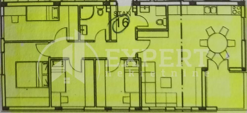 Slika 5 - Zetska, Četvorosoban stan na prodaju, 90m2, 159.110€