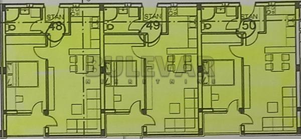 Slika 6 - Zetska, Jednoiposoban stan na prodaju, 47m2, 73.951€
