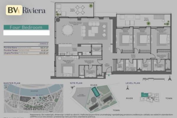 Slika 0 - BW RIVIERA, Petosoban stan na prodaju, 224m2, 1.639.000€