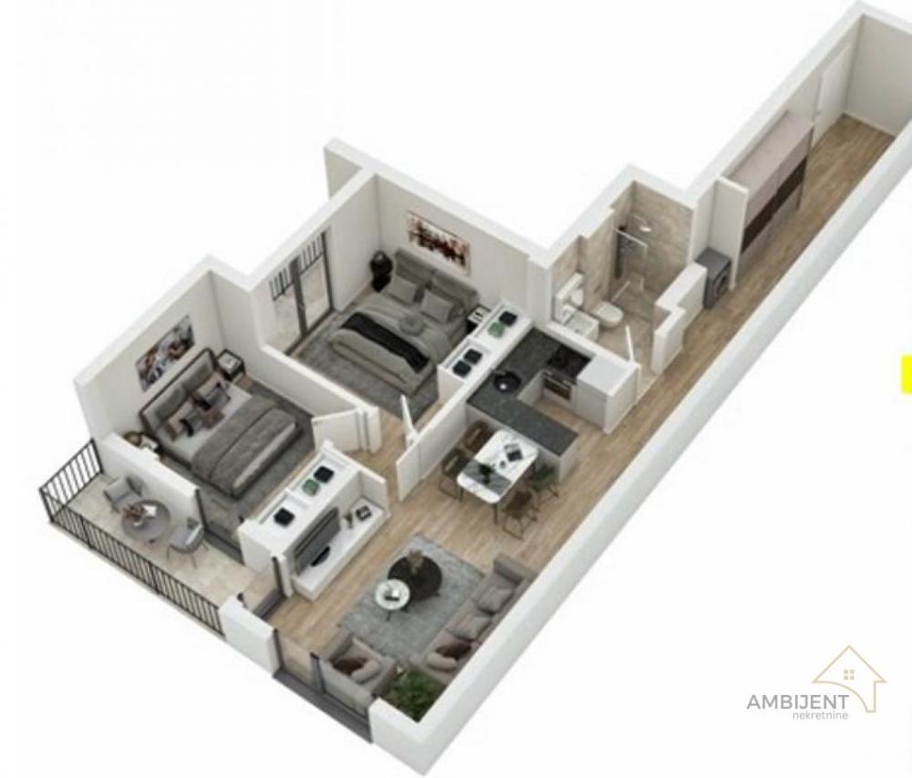 Glavna slika -Trosoban stan na prodaju, 71m2, 226.752€