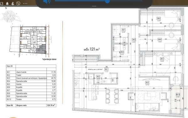 Slika 1 - Loznicka, Četvorosoban stan na prodaju, 142m2, 639.000€