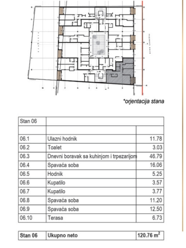 Slika 2 - Loznicka, Četvorosoban stan na prodaju, 142m2, 639.000€
