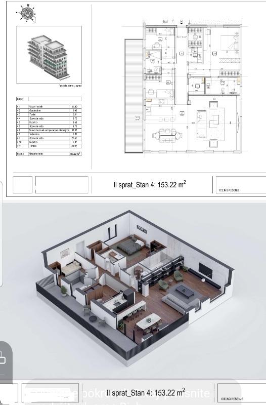 Glavna slika -Stojana Protica, Četvorosoban stan na prodaju, 158m2, 825.000€
