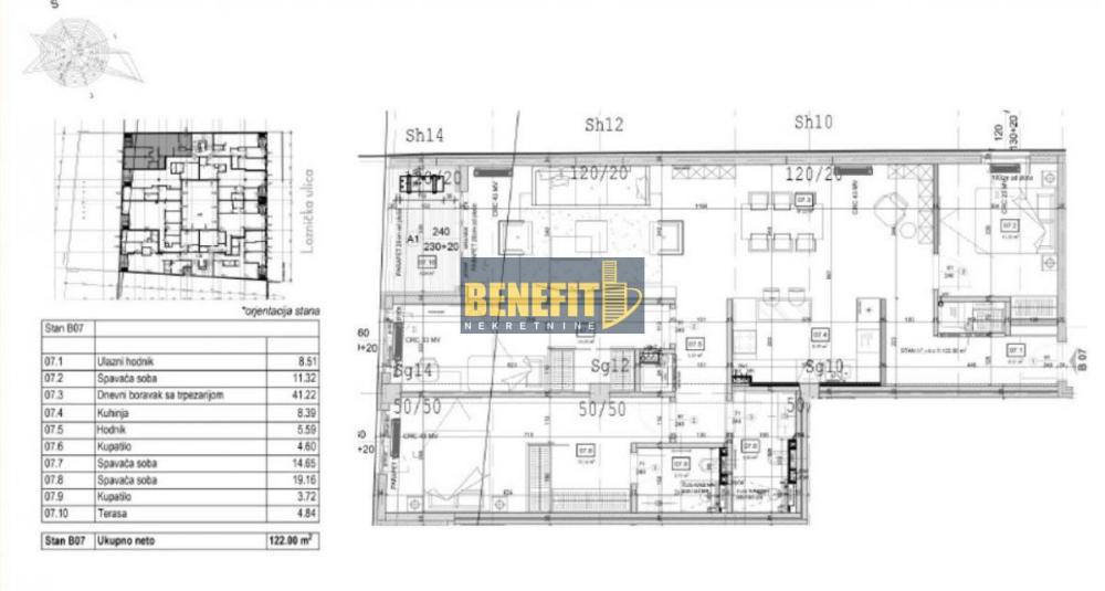 Slika 3 - Četvorosoban stan na prodaju, 122m2, 549.000€