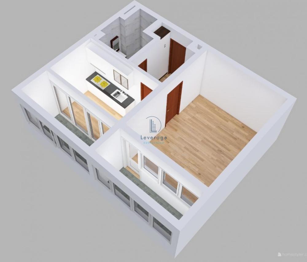 Glavna slika -Dr Ivana Ribara, Jednosoban stan na prodaju, 49m2, 150.000€