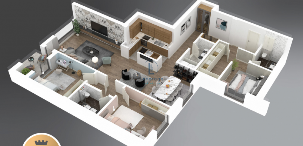 Slika 1 - Četvorosoban stan na prodaju, 131m2, 715.000€