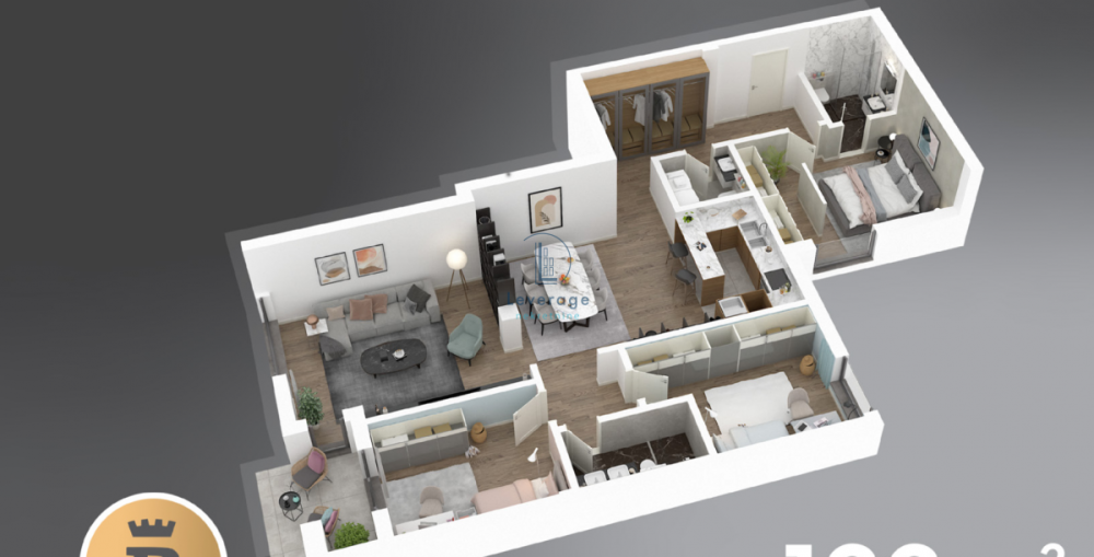 Slika 1 - Četvorosoban stan na prodaju, 122m2, 671.000€