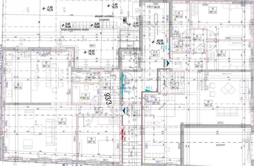Slika 2 -  Stan na prodaju, 179m2, 629.265€