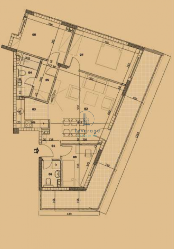 Slika 3 - Četvorosoban stan na prodaju, 91m2, 237.146€