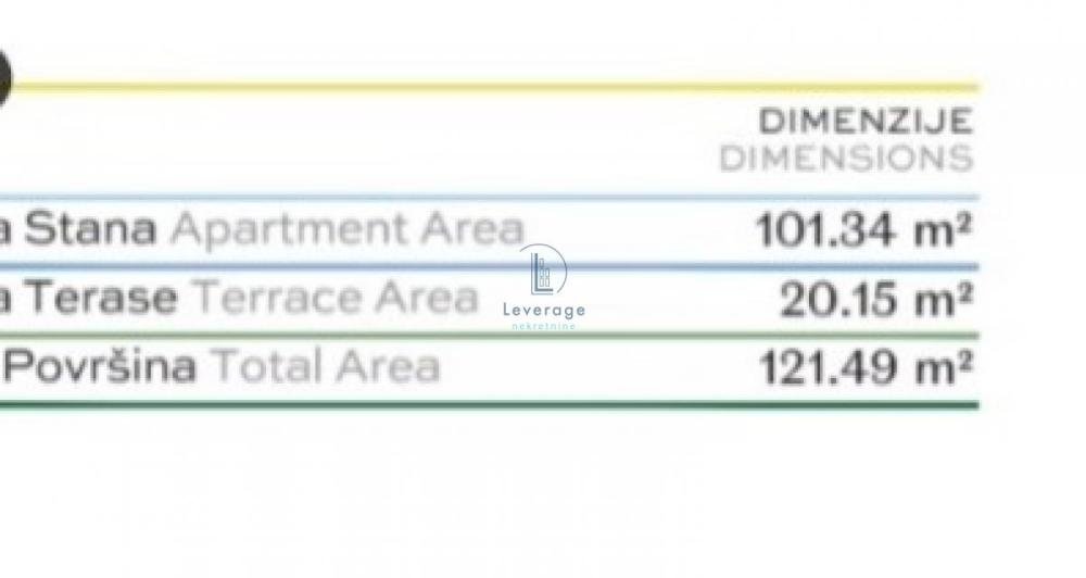 Slika 2 - Troiposoban stan na prodaju, 121m2, 537.500€