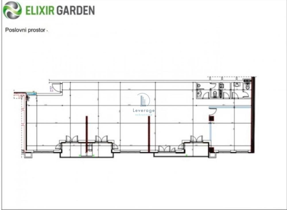 Slika 2 - Bulevar heroja sa Košara,  Lokal za izdavanje, 237m2, 4.000€