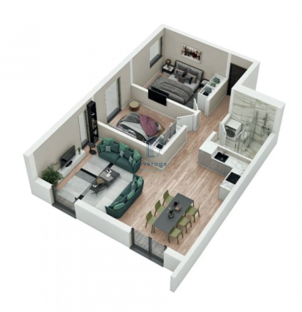 Slika 2 - Trosoban stan na prodaju, 68m2, 245.000€