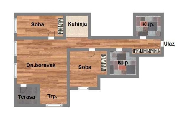 Glavna slika -Trosoban stan na prodaju, 61m2, 138.730€