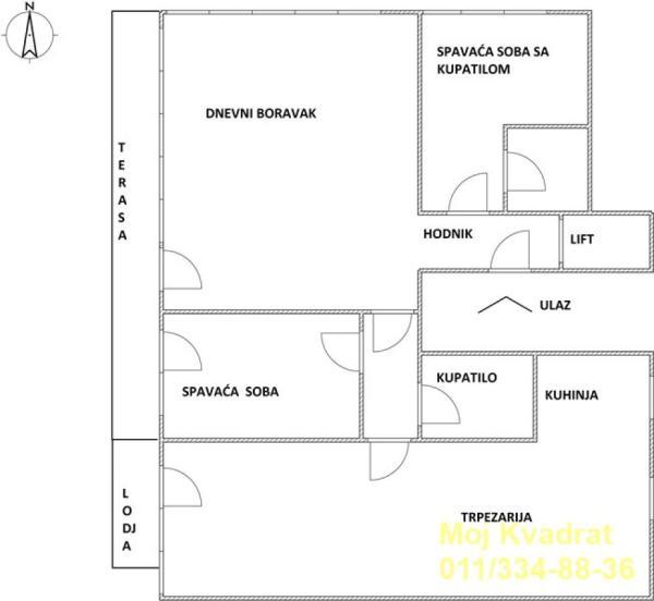 Glavna slika -Trosoban stan na prodaju, 170m2, 740.000€