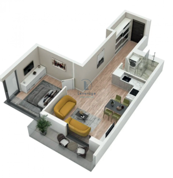 Slika 2 - Dvosoban stan na prodaju, 51m2, 180.800€