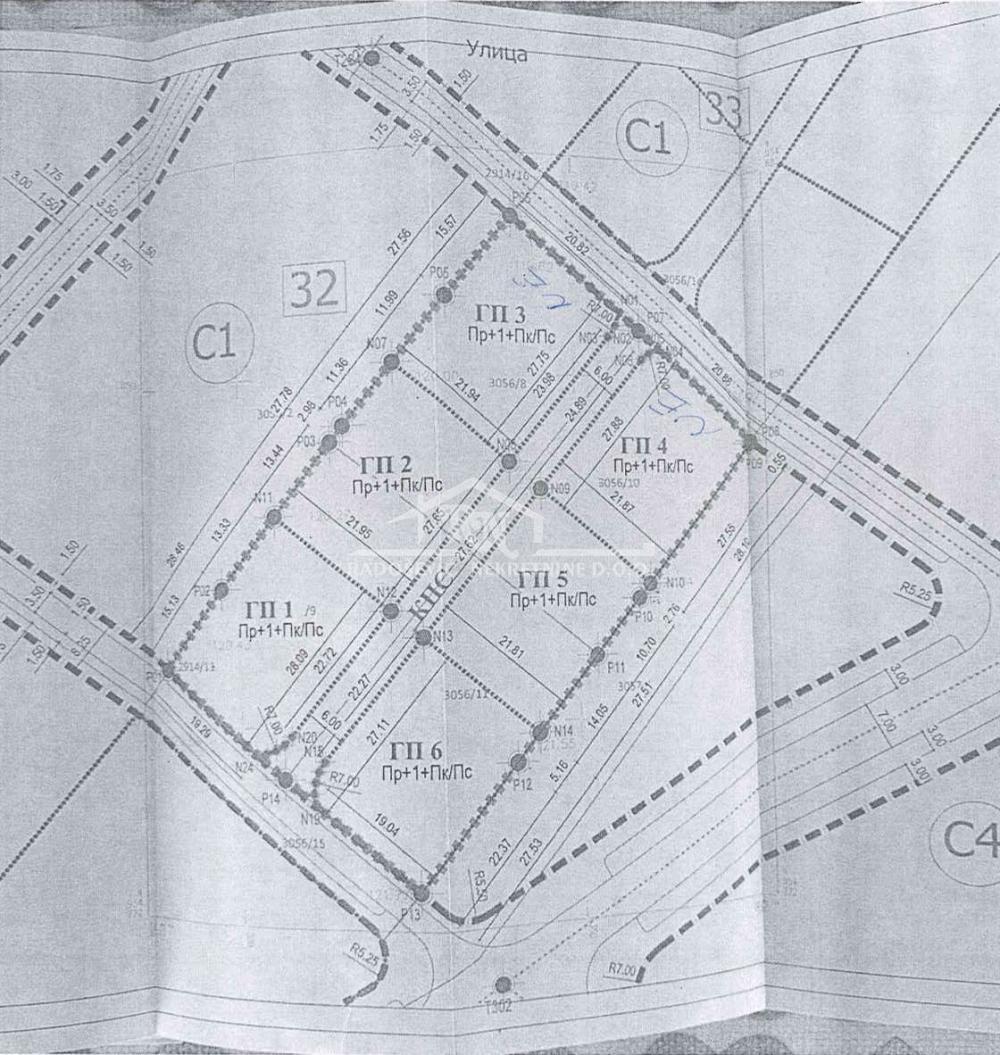 Glavna slika -Vodovodska 2. deo Plac na prodaju, Čukarica, Rupčine, 81.000€