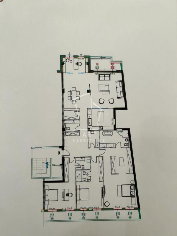 Slika 1 - Stojana Protića, Četvorosoban stan na prodaju, 261m2, 1.378.000€